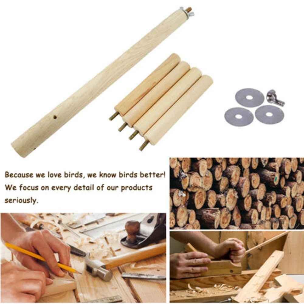 Bird Toy Bird Perch Stick Natural Wood Stand Parrot Budgie Birdcage Climbing Stairs Toys Bird Cage Accessories
Bird Toy Bird Perch Stick Natural Wood Stand Parrot Budgie Birdcage Climbing Stairs Toys Bird Cage Accessories
