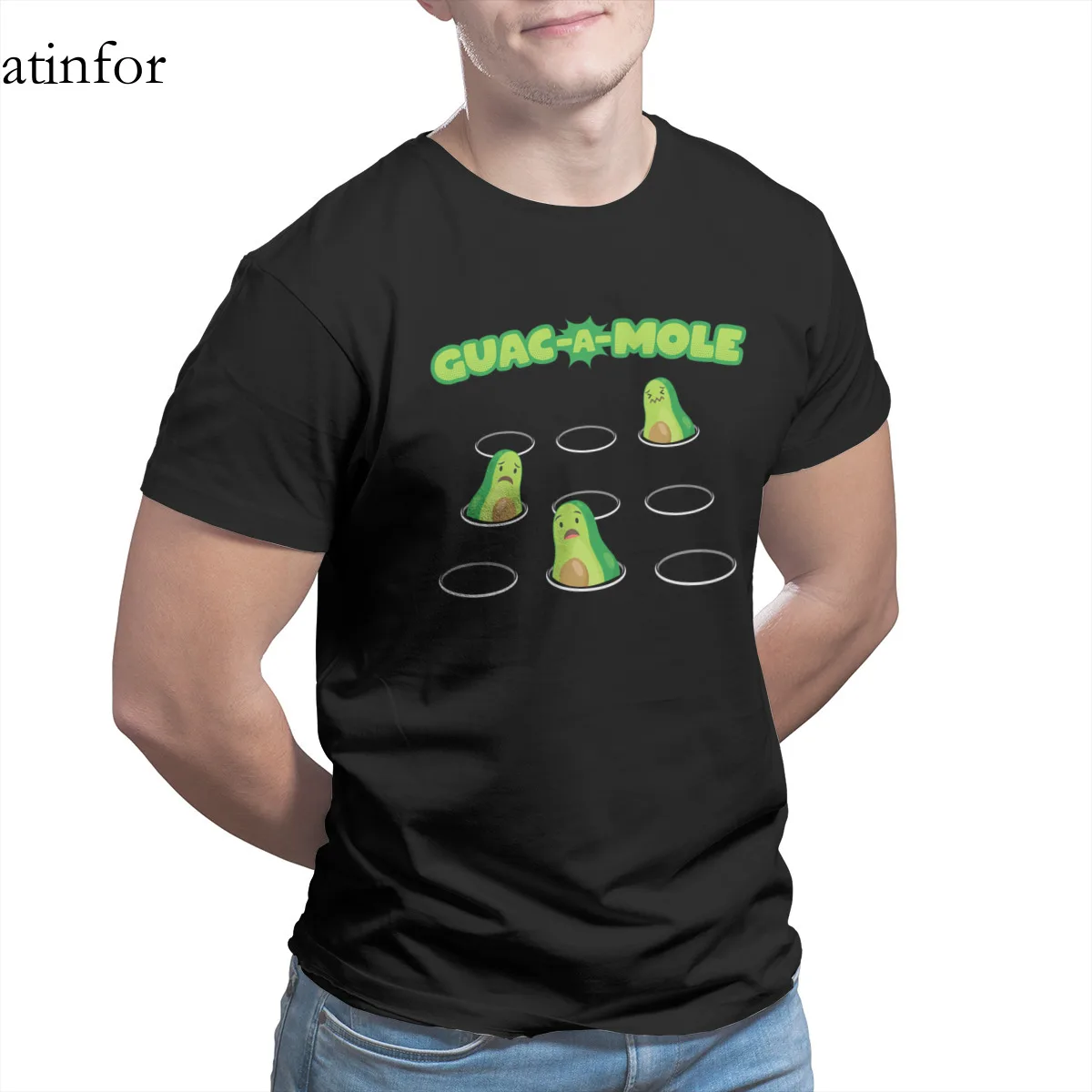 Guac a mole funny humor joke T-Shirt Games Black Kawaii Retro Top quality Men Clothing 26501
Guac a mole funny humor joke T-Shirt Games Black Kawaii Retro Top quality Men Clothing 26501