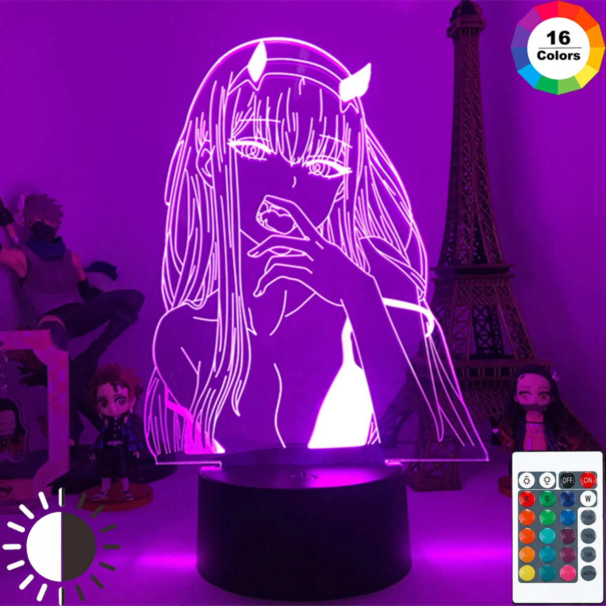 Anime 3d Lamp Zero Two Figure Night light Kids Toy Girls Bedroom Decor Light Manga Gift Model Doll Statue Darling In The Franxx
Anime 3d Lamp Zero Two Figure Night light Kids Toy Girls Bedroom Decor Light Manga Gift Model Doll Statue Darling In The Franxx