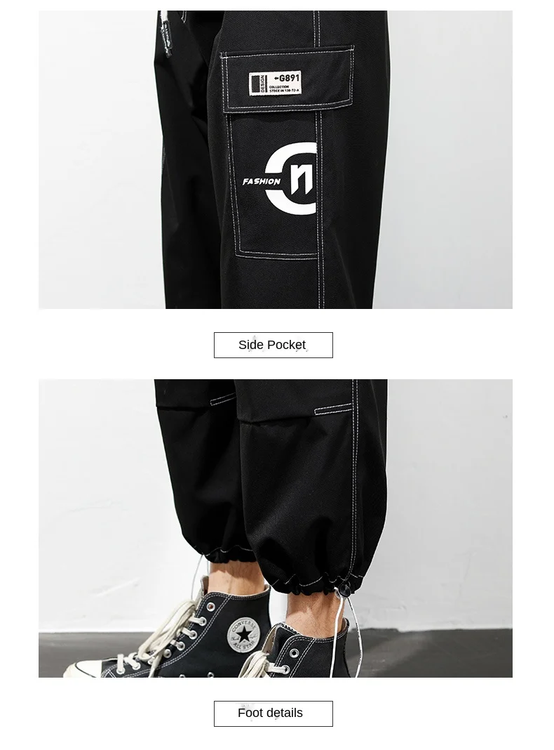 Overalls men's street clothes Hip Hop Pants men's jogging pants casual Harlan ANKLE PANTS elastic waist
Overalls men's street clothes Hip Hop Pants men's jogging pants casual Harlan ANKLE PANTS elastic waist