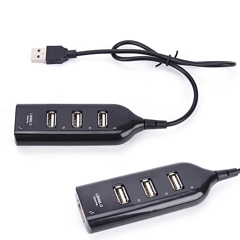 USB 2 0 High Speed 4 порта разветвитель usb концентратор адаптер для ПК ноутбук компьютер