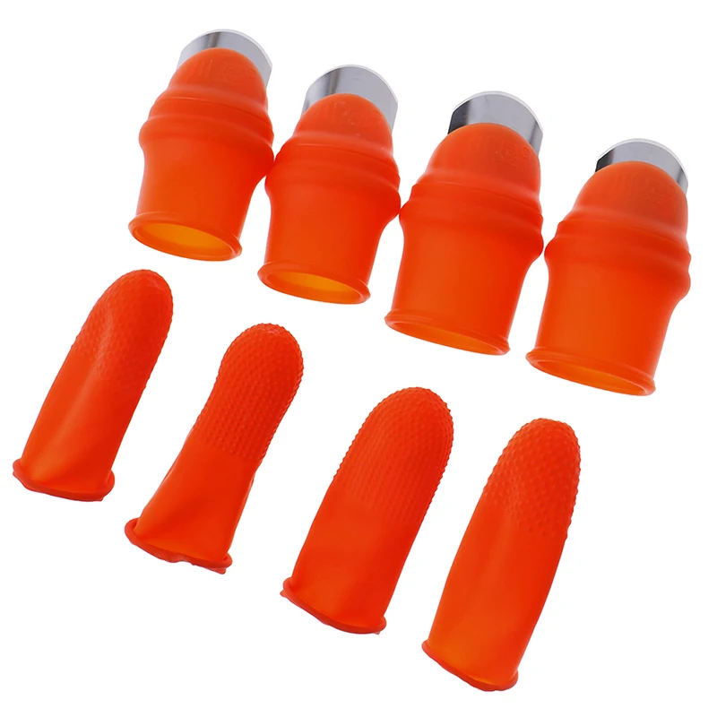 2PCs Silicone Thumb Knife Finger Protector Vegetable Harvesting Knife Plant Blade Scissors Cutting Rings Garden Gloves
2PCs Silicone Thumb Knife Finger Protector Vegetable Harvesting Knife Plant Blade Scissors Cutting Rings Garden Gloves