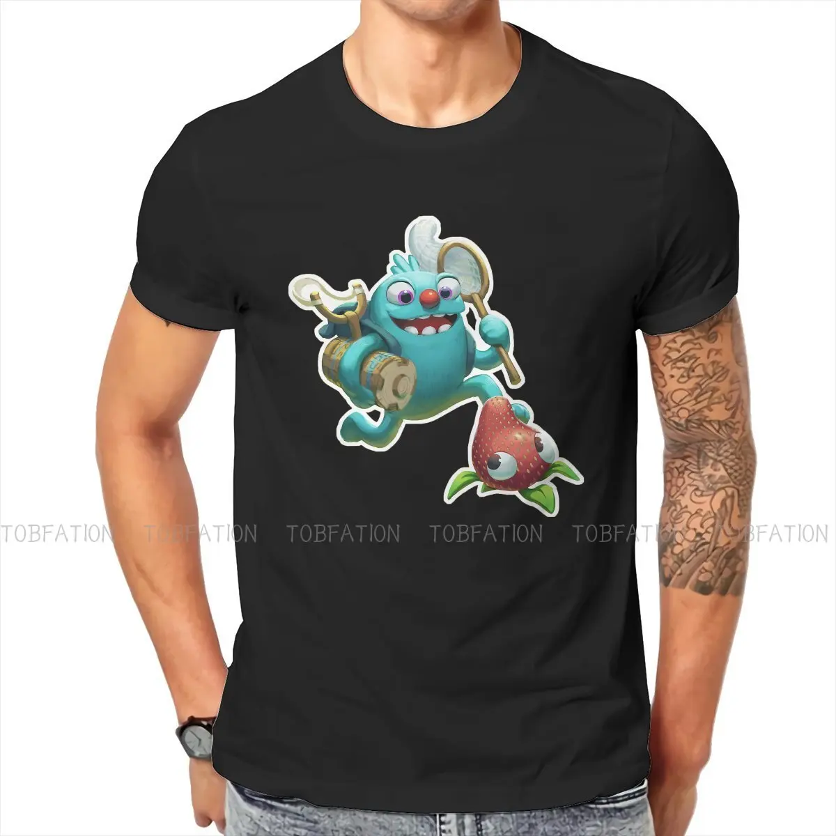Bugsnax Puzzle Adventure Game TShirt for Men Filbo and Strabby Soft Casual Tee T Shirt Novelty New Design Loose
Bugsnax Puzzle Adventure Game TShirt for Men Filbo and Strabby Soft Casual Tee T Shirt Novelty New Design Loose