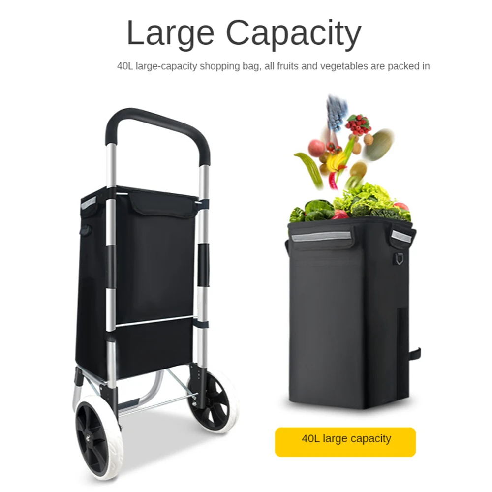 Grocery Cart with Wheels for Stairs Transports Groceries Laundry Luggage Smoothly Rolls on Variety of Surfaces
Grocery Cart with Wheels for Stairs Transports Groceries Laundry Luggage Smoothly Rolls on Variety of Surfaces