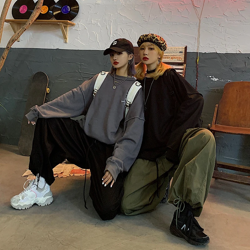 Women's pants Loose streetwear Hip hop aesthetic gothic korean style harajuku kpop oversized dropshipping trousers punk clothes
Women's pants Loose streetwear Hip hop aesthetic gothic korean style harajuku kpop oversized dropshipping trousers punk clothes