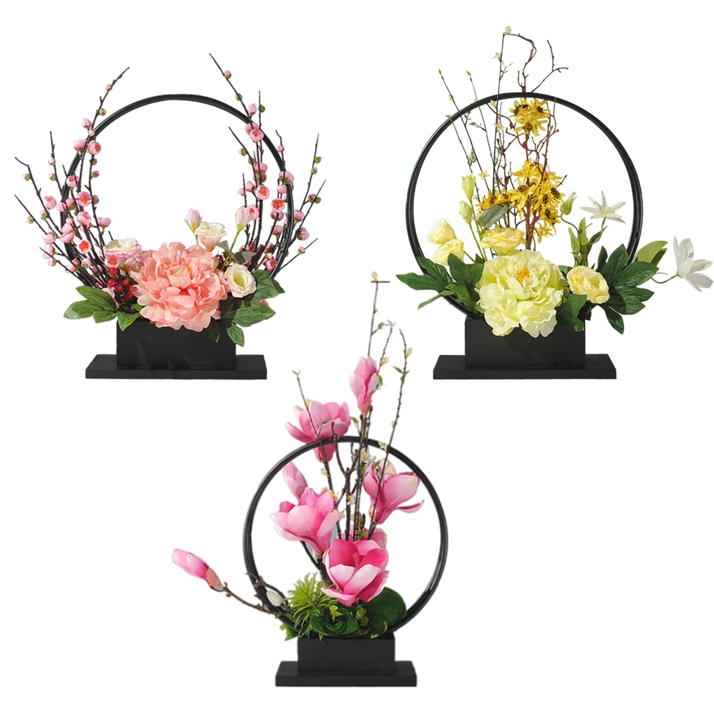 Silk Bouquet with Vase Wedding Centerpiece Events Birthday Gift Bridal Baby Shower Floral Arrangement Artificial Flowers
Silk Bouquet with Vase Wedding Centerpiece Events Birthday Gift Bridal Baby Shower Floral Arrangement Artificial Flowers