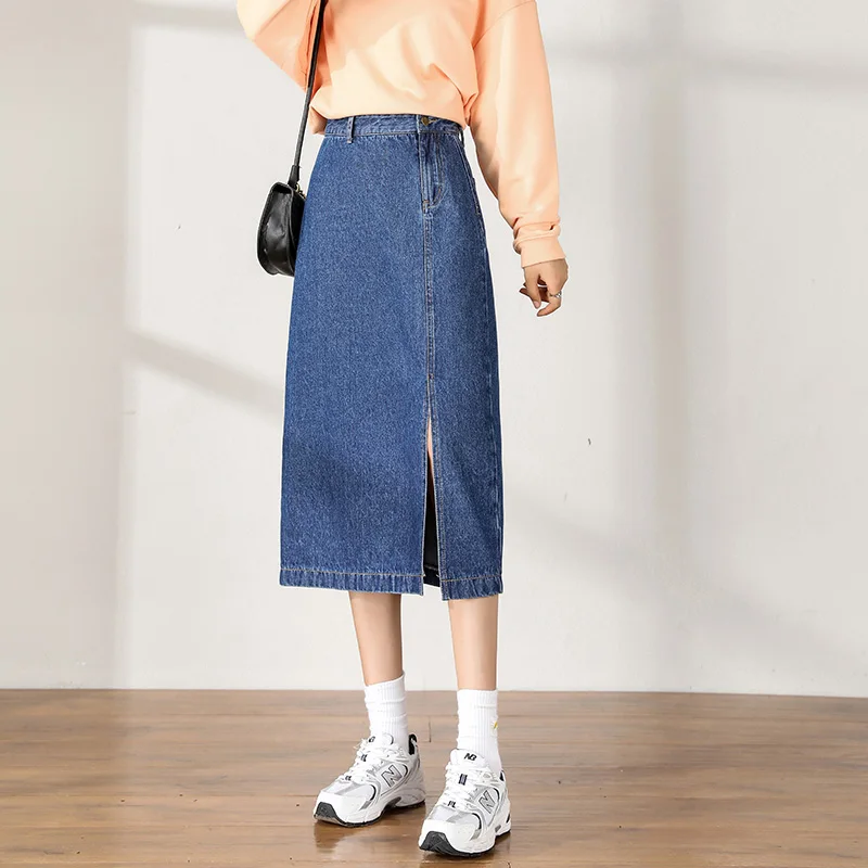 European Style Women's Skirts Plus Size 5XL High Waist Loose Female Skirts 2021 Spring Ladies Blue Skirt KN159
European Style Women's Skirts Plus Size 5XL High Waist Loose Female Skirts 2021 Spring Ladies Blue Skirt KN159