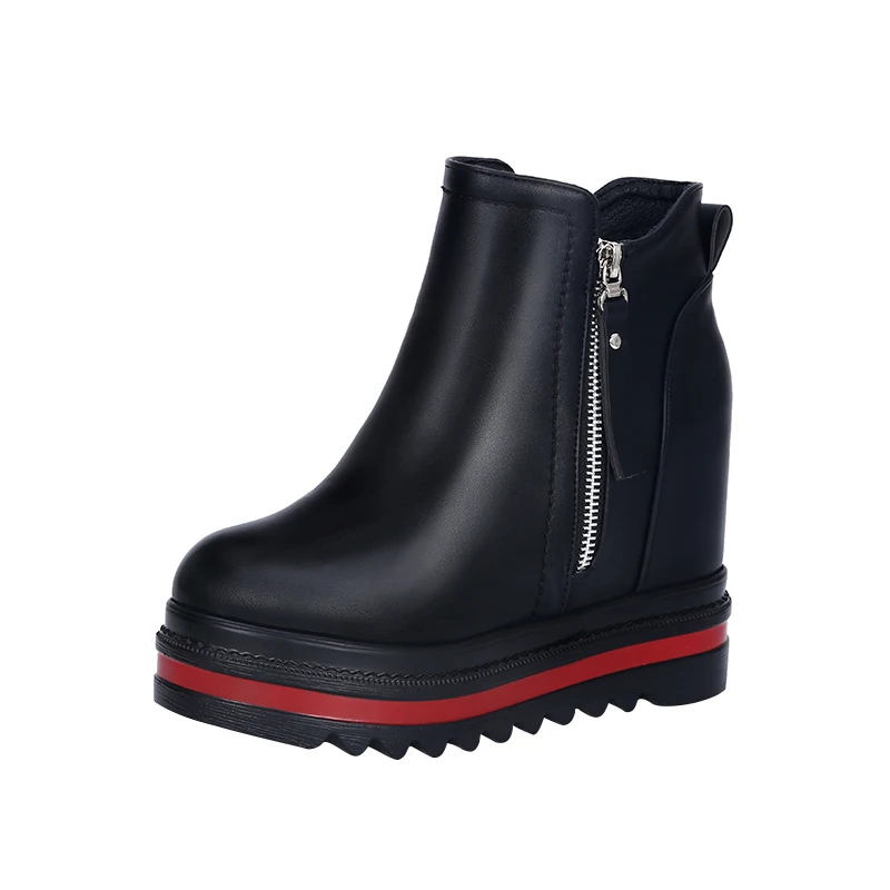 Women Boots 8cm Height Increasing Shoes Platform Woman Autumn Shoes High Heels Plush Ankle Boots Winter Plus Size 33-42
Women Boots 8cm Height Increasing Shoes Platform Woman Autumn Shoes High Heels Plush Ankle Boots Winter Plus Size 33-42