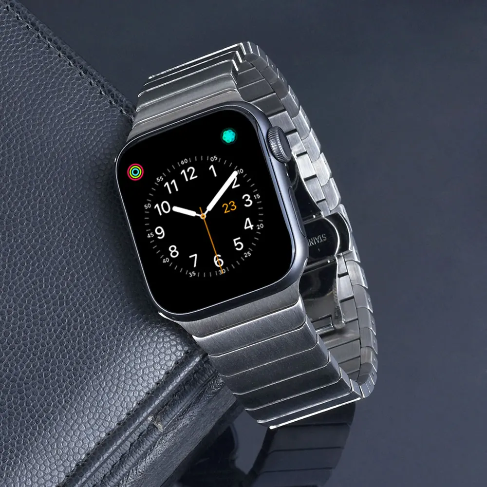 Stainless Steel Band Link Bracelet for Apple Watch SE series 6 5 1/2/3 42mm 38mm Metal Band For Apple watch 4/5 40MM 44MM
Stainless Steel Band Link Bracelet for Apple Watch SE series 6 5 1/2/3 42mm 38mm Metal Band For Apple watch 4/5 40MM 44MM