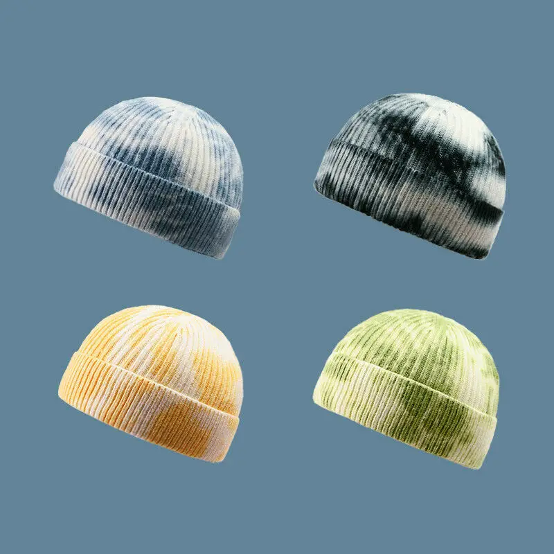 Fashion Tie-dye Knit Beanie Warm Winter Hat Women Autumn Soft Knitted Hip Hop Cap Men Cuffed Plain Cap Bonnet
Fashion Tie-dye Knit Beanie Warm Winter Hat Women Autumn Soft Knitted Hip Hop Cap Men Cuffed Plain Cap Bonnet