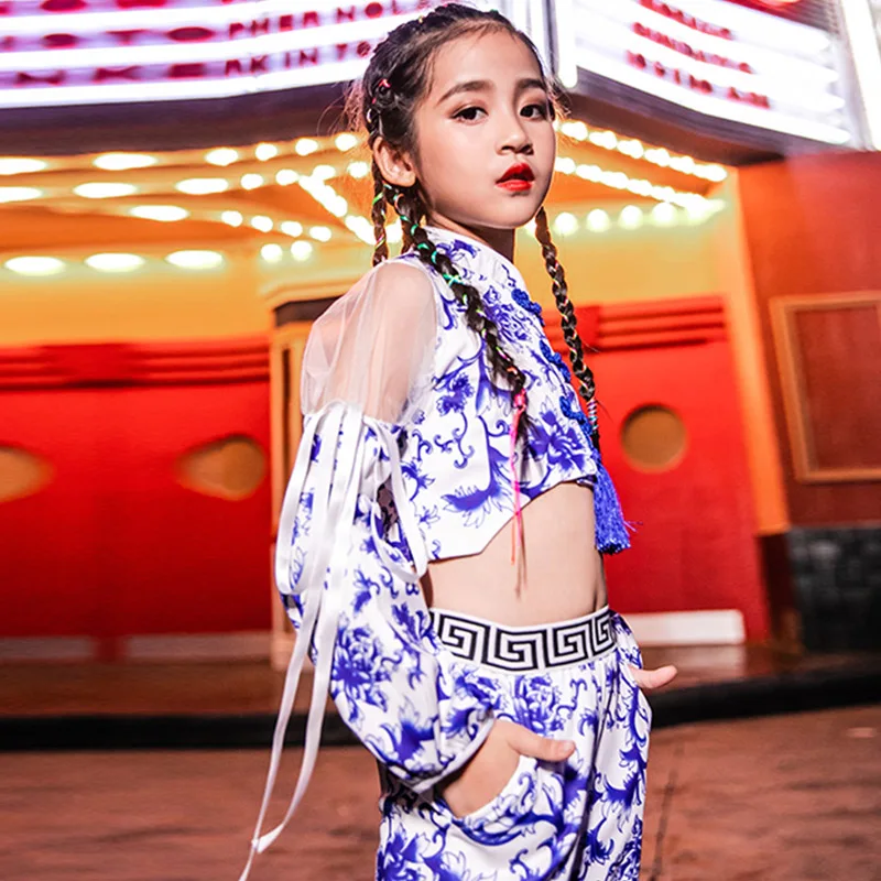 Hip Hop Costumes Chinese Style Tops Pants Kids Street Dance Clothing Modern Dancing Outfit Girls Jazz Performance Wear DN4338
Hip Hop Costumes Chinese Style Tops Pants Kids Street Dance Clothing Modern Dancing Outfit Girls Jazz Performance Wear DN4338