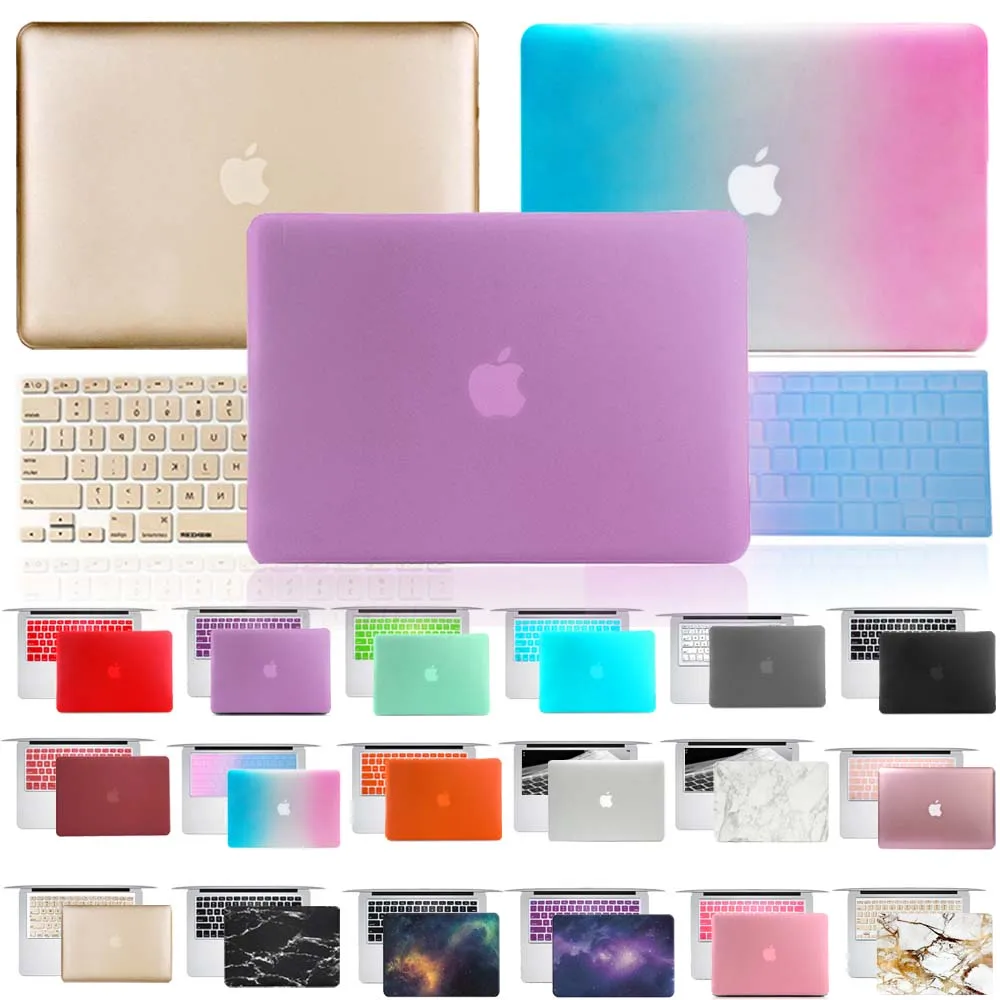 For Apple MacBook Air Pro Retina 11 12 13 15 Inch Laptop Case + Keyboard Cover With Solid Color, Marble And Starry Sky Series
For Apple MacBook Air Pro Retina 11 12 13 15 Inch Laptop Case + Keyboard Cover With Solid Color, Marble And Starry Sky Series