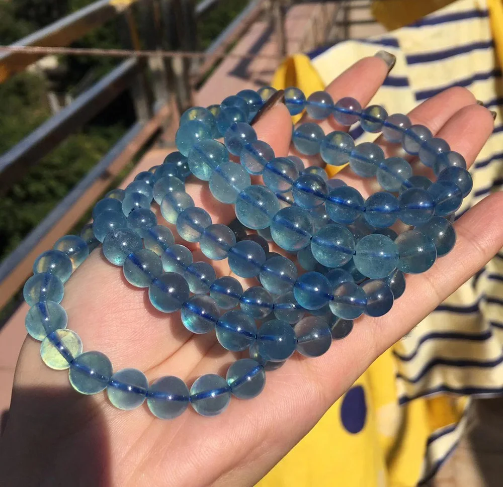 1Pcs Natural Aquamarine Bracelet Energy Aeroides Stone Hand Catenary Rare Ore Quartz For Healing
1Pcs Natural Aquamarine Bracelet Energy Aeroides Stone Hand Catenary Rare Ore Quartz For Healing
