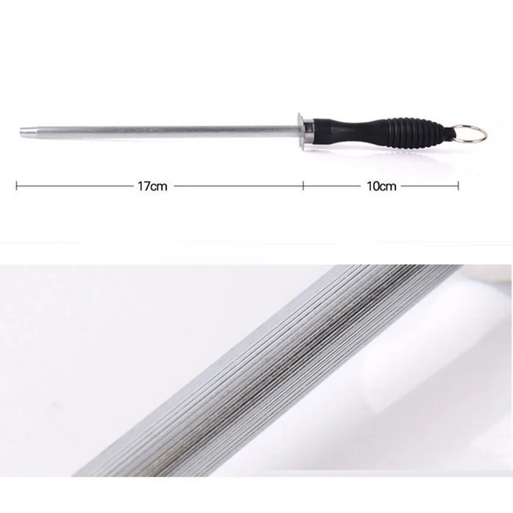 1Pcs high Quality 10 Inch Knife Sharpener Carbon Steel Sharpening Rod Chefs Plastic Handle Kitchen Knives Sharpening Tools#35
1Pcs high Quality 10 Inch Knife Sharpener Carbon Steel Sharpening Rod Chefs Plastic Handle Kitchen Knives Sharpening Tools#35