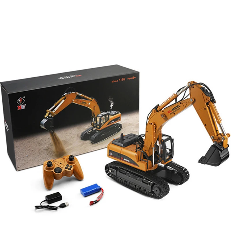 Литье под давлением Wltoys 16800 RC экскаватор масштаб 1/16 2,4G инженерное транспортное средство с подсветкой и звуком VS Huina 1580
Литье под давлением Wltoys 16800 RC экскаватор масштаб 1/16 2,4G инженерное транспортное средство с подсветкой и звуком VS Huina 1580