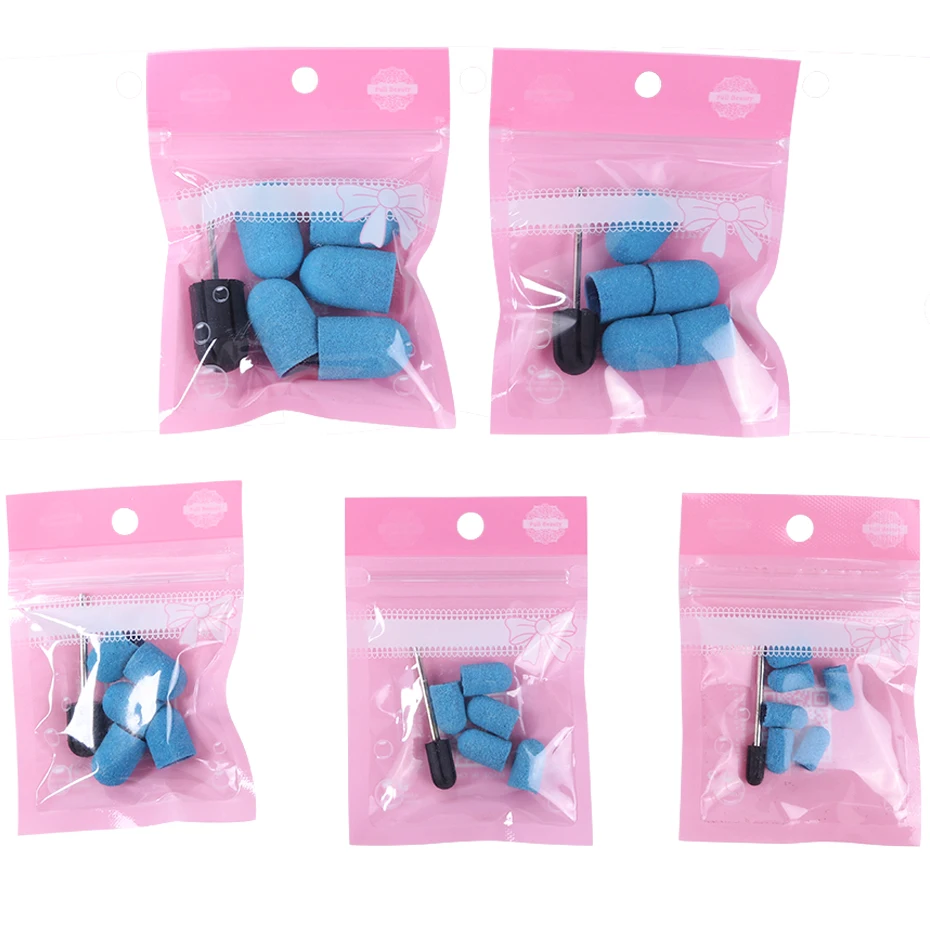 6pcs/set Electric Nail Drill Bit Sanding Bands Block Caps 150 Grip Rubber Machine Manicure Milling Cutter Nail Accessory JI721-1
6pcs/set Electric Nail Drill Bit Sanding Bands Block Caps 150 Grip Rubber Machine Manicure Milling Cutter Nail Accessory JI721-1