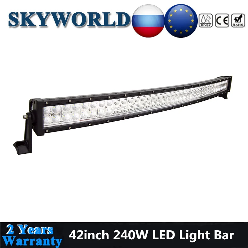 42inch Curved LED Light Bar 240W Offroad Car Driving LED Bar 12V 4x4 Off Road Bumper Roof Lamp For Uaz Truck SUV ATV Boat Camper
42inch Curved LED Light Bar 240W Offroad Car Driving LED Bar 12V 4x4 Off Road Bumper Roof Lamp For Uaz Truck SUV ATV Boat Camper