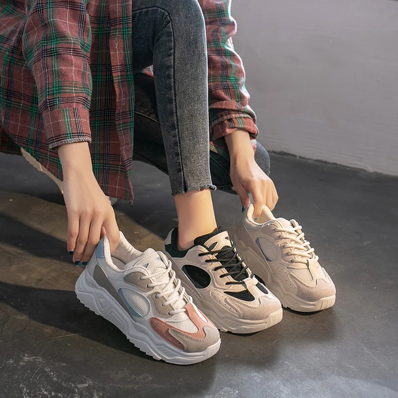 2020 Sneakers Women Thick Bottom Shoespring Sneakers Women Thick Bottom Daddy Shoe Thick Bottom Round Toe Breathing Leisure
2020 Sneakers Women Thick Bottom Shoespring Sneakers Women Thick Bottom Daddy Shoe Thick Bottom Round Toe Breathing Leisure
