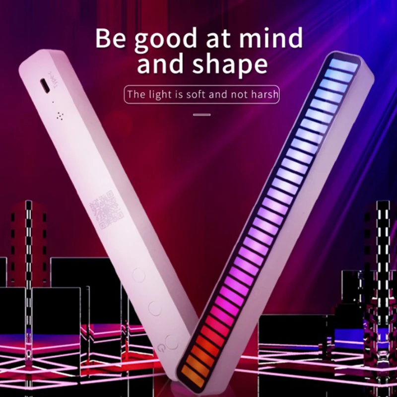 USB LED Strip Light Sound Control Pickup Rhythm Light Music RGB Ambient Light can be used in noisy environments
USB LED Strip Light Sound Control Pickup Rhythm Light Music RGB Ambient Light can be used in noisy environments