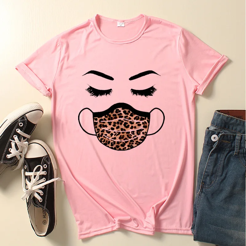 Mask Creativity Eyelash Print Women T Shirt Short Sleeve O Neck Loose Women Tshirt Ladies Fashion Tee Shirt Tops Clothes Mujer
Mask Creativity Eyelash Print Women T Shirt Short Sleeve O Neck Loose Women Tshirt Ladies Fashion Tee Shirt Tops Clothes Mujer