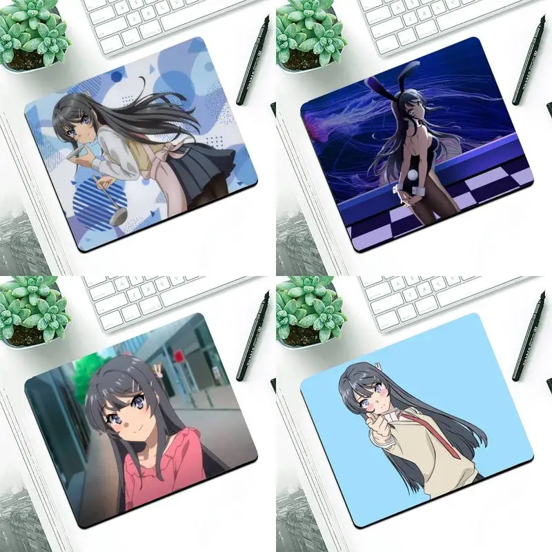 Sakurajima Mai gamer play mats Mousepad Small Pads Rubber Mouse Mat MousePad Desk Gaming Mousepad Cup Mat
Sakurajima Mai gamer play mats Mousepad Small Pads Rubber Mouse Mat MousePad Desk Gaming Mousepad Cup Mat
