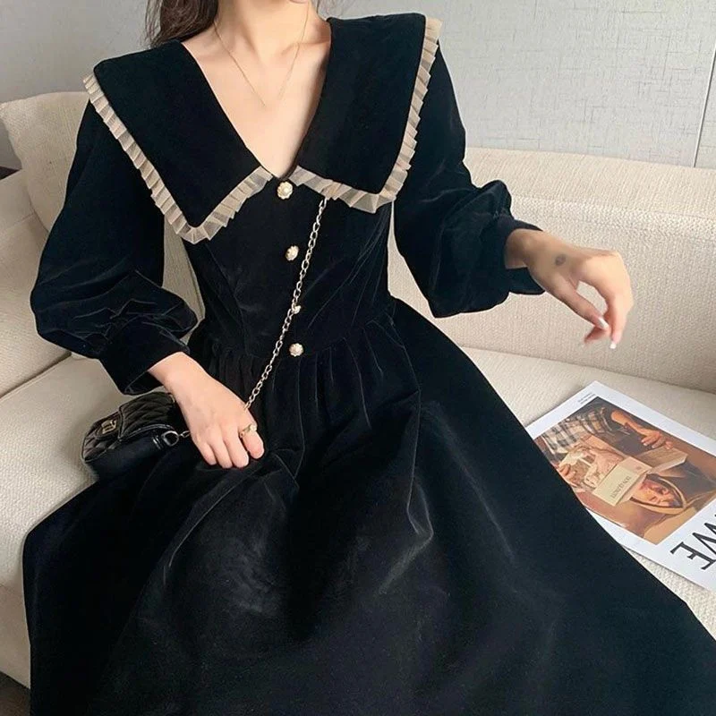 Jurken Zomer 2023 Dames Autumn And Winter Bottoming V-Neck Black Long Dress Pareos De Playa Mujer Sukienka Zestawy Robe Eté
Jurken Zomer 2023 Dames Autumn And Winter Bottoming V-Neck Black Long Dress Pareos De Playa Mujer Sukienka Zestawy Robe Eté