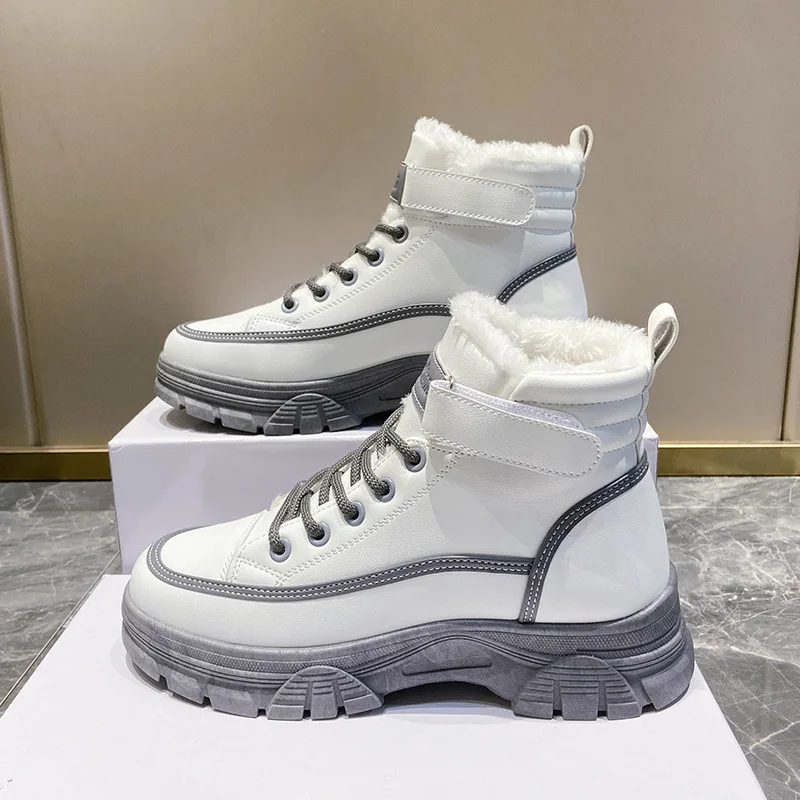 Snow boots women 2022 plush winter warm shoes women boots thick velvet velcro solid color platform shoes female ankle boots
Snow boots women 2022 plush winter warm shoes women boots thick velvet velcro solid color platform shoes female ankle boots