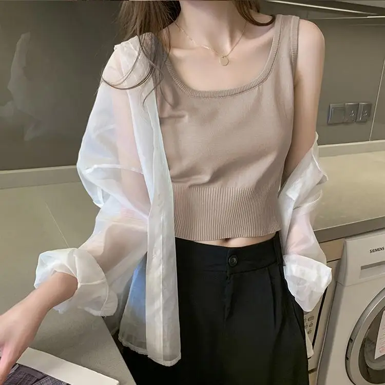 Cheap wholesale 2021 spring summer new fashion casual lady beautiful nice women Tops woman female OL korean tank top Ay1380
Cheap wholesale 2021 spring summer new fashion casual lady beautiful nice women Tops woman female OL korean tank top Ay1380