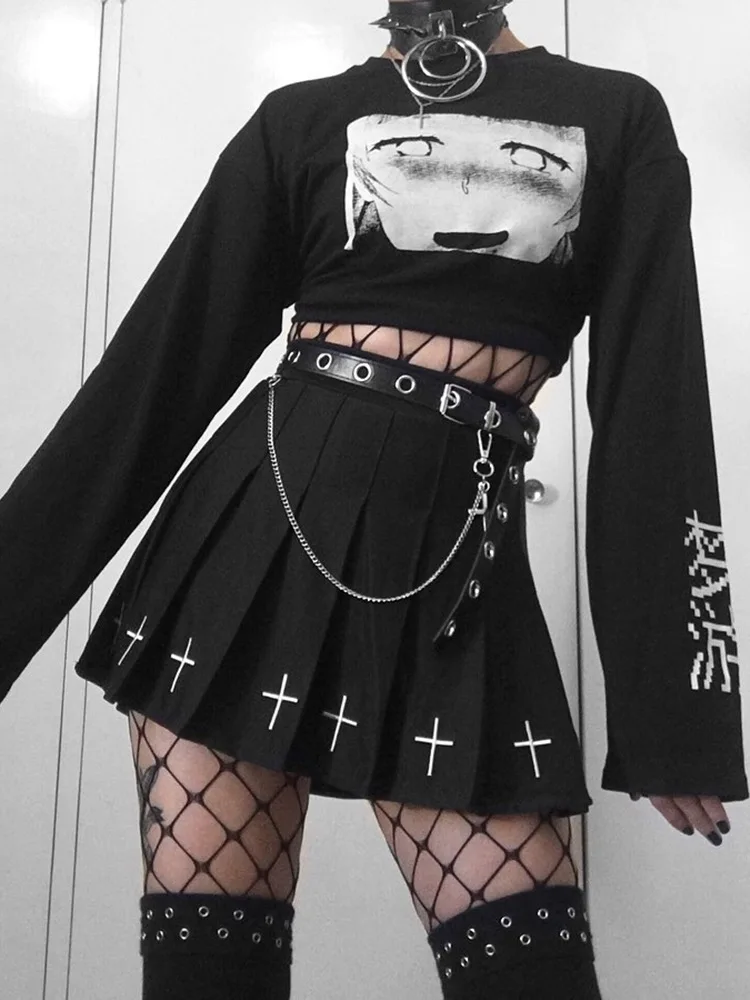 Steampunk Corset Punk Black Pants Chain Belt Combination Street Belt Accessories Simple Black Belt Girl Cyberpunk Clothing 
Steampunk Corset Punk Black Pants Chain Belt Combination Street Belt Accessories Simple Black Belt Girl Cyberpunk Clothing