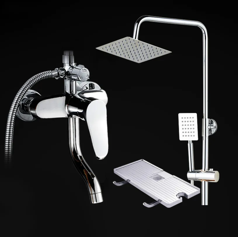 Factory direct copper body into the wall shower pressurized shower suit household stainless steel faucet rain
Factory direct copper body into the wall shower pressurized shower suit household stainless steel faucet rain