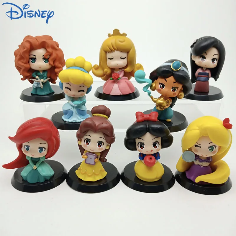 6-9pcs/set Q Posket Princess Mulan Tiana Snow White Rapunzel Ariel Belle Mermaid PVC Action Figure Model Toy Children's Gift
6-9pcs/set Q Posket Princess Mulan Tiana Snow White Rapunzel Ariel Belle Mermaid PVC Action Figure Model Toy Children's Gift