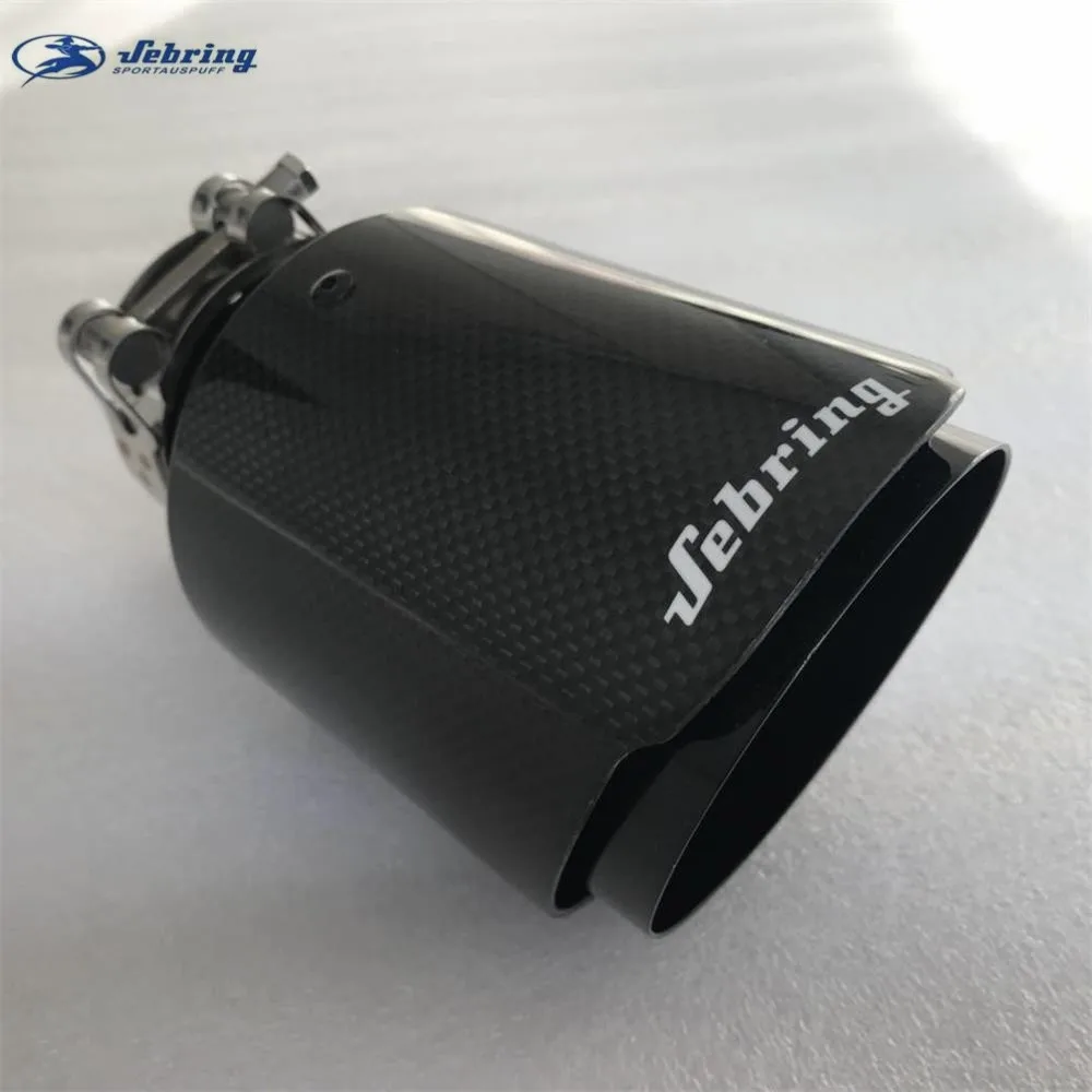Sebring The New Stainless steel carbon fiber car tail throat exhaust pipe modified muffler bright black tail pipe cover tips
Sebring The New Stainless steel carbon fiber car tail throat exhaust pipe modified muffler bright black tail pipe cover tips