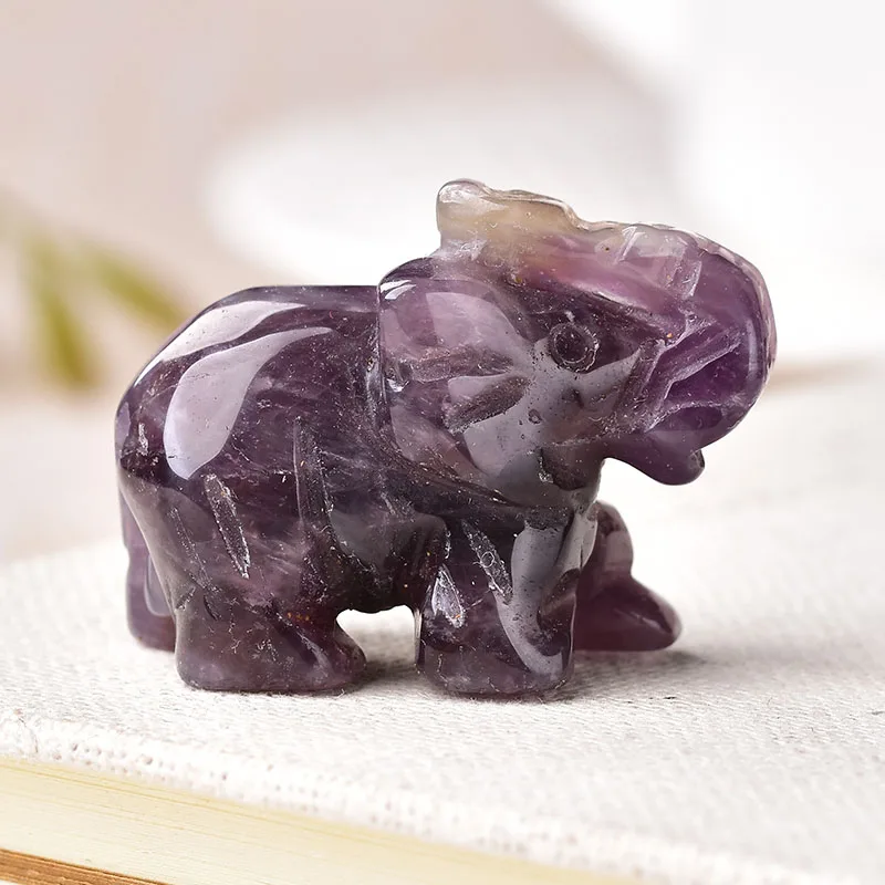 1PC Natural Crystal Rose Quartz Elephant Amethyst Animals Stone Energy Stone Crafts Small Decoration Home Decor Christmas Gift
1PC Natural Crystal Rose Quartz Elephant Amethyst Animals Stone Energy Stone Crafts Small Decoration Home Decor Christmas Gift