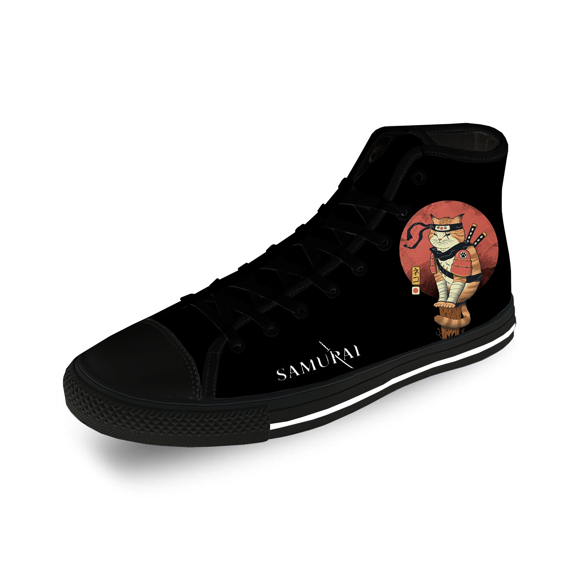 Samurai Cat Japanese Harajuku Casual Cloth Fashion 3D Print High Top Canvas Shoes Men Women Lightweight Breathable Sneakers
Samurai Cat Japanese Harajuku Casual Cloth Fashion 3D Print High Top Canvas Shoes Men Women Lightweight Breathable Sneakers