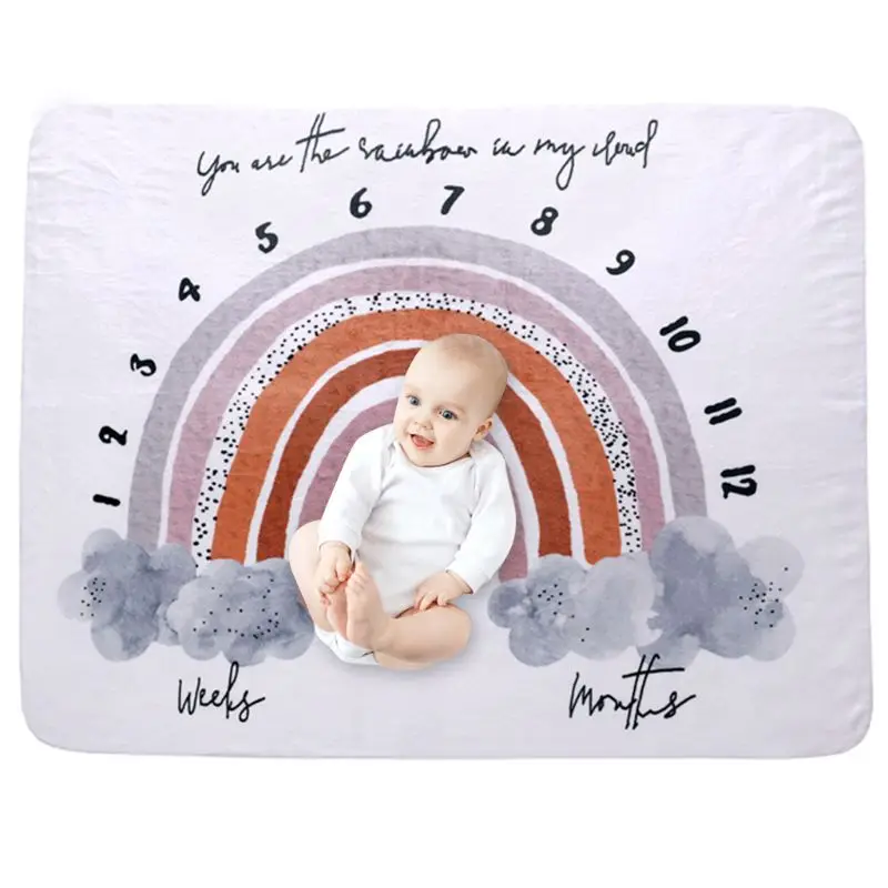 1 Set Baby Monthly Record Growth Rainbow Milestone Blanket Newborn Photography Props Creative Background Cloth Infant Gifts
1 Set Baby Monthly Record Growth Rainbow Milestone Blanket Newborn Photography Props Creative Background Cloth Infant Gifts