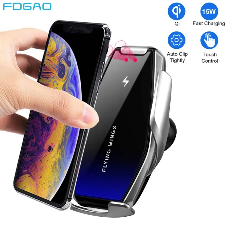 Автомобильное беспроводное зарядное устройство Qi для iPhone 12 11 Pro Max XS XR X 8, 15 Вт, автоматический зажим, держатель для быстрой зарядки для Samsung S20 ...
Автомобильное беспроводное зарядное устройство Qi для iPhone 12 11 Pro Max XS XR X 8, 15 Вт, автоматический зажим, держатель для быстрой зарядки для Samsung S20 ...