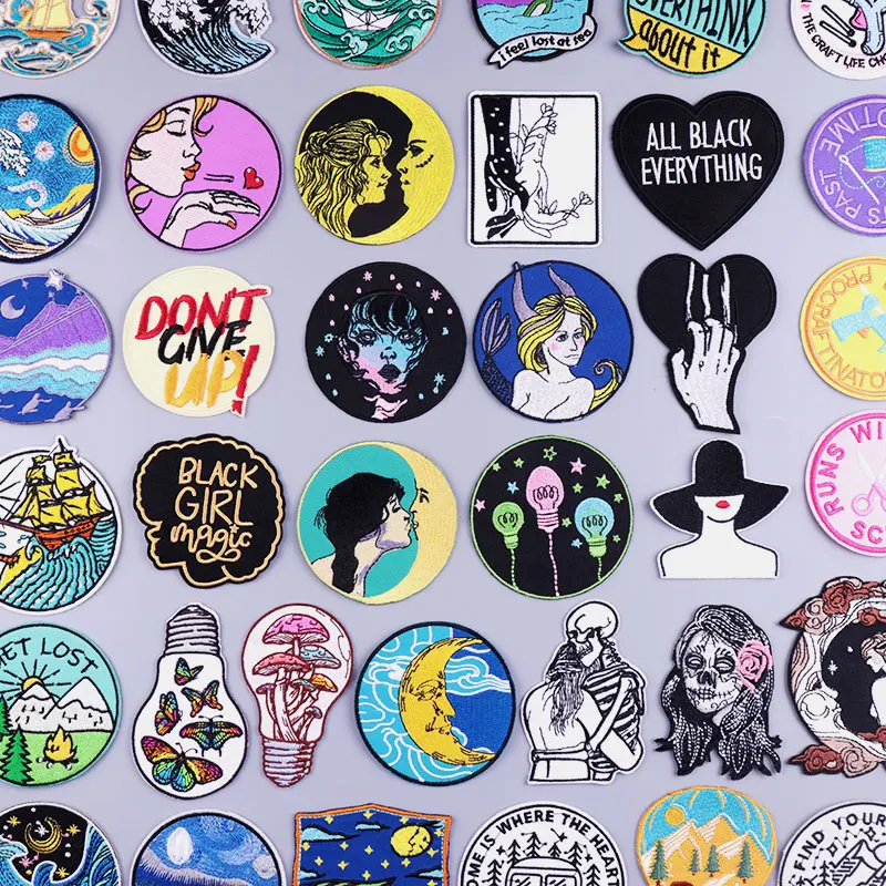 Fashion Girl Patch Iron On Patches For Clothes DIY Hippie Style Stripe For Jacket Applique Embroidered Patches For Clothing
Fashion Girl Patch Iron On Patches For Clothes DIY Hippie Style Stripe For Jacket Applique Embroidered Patches For Clothing