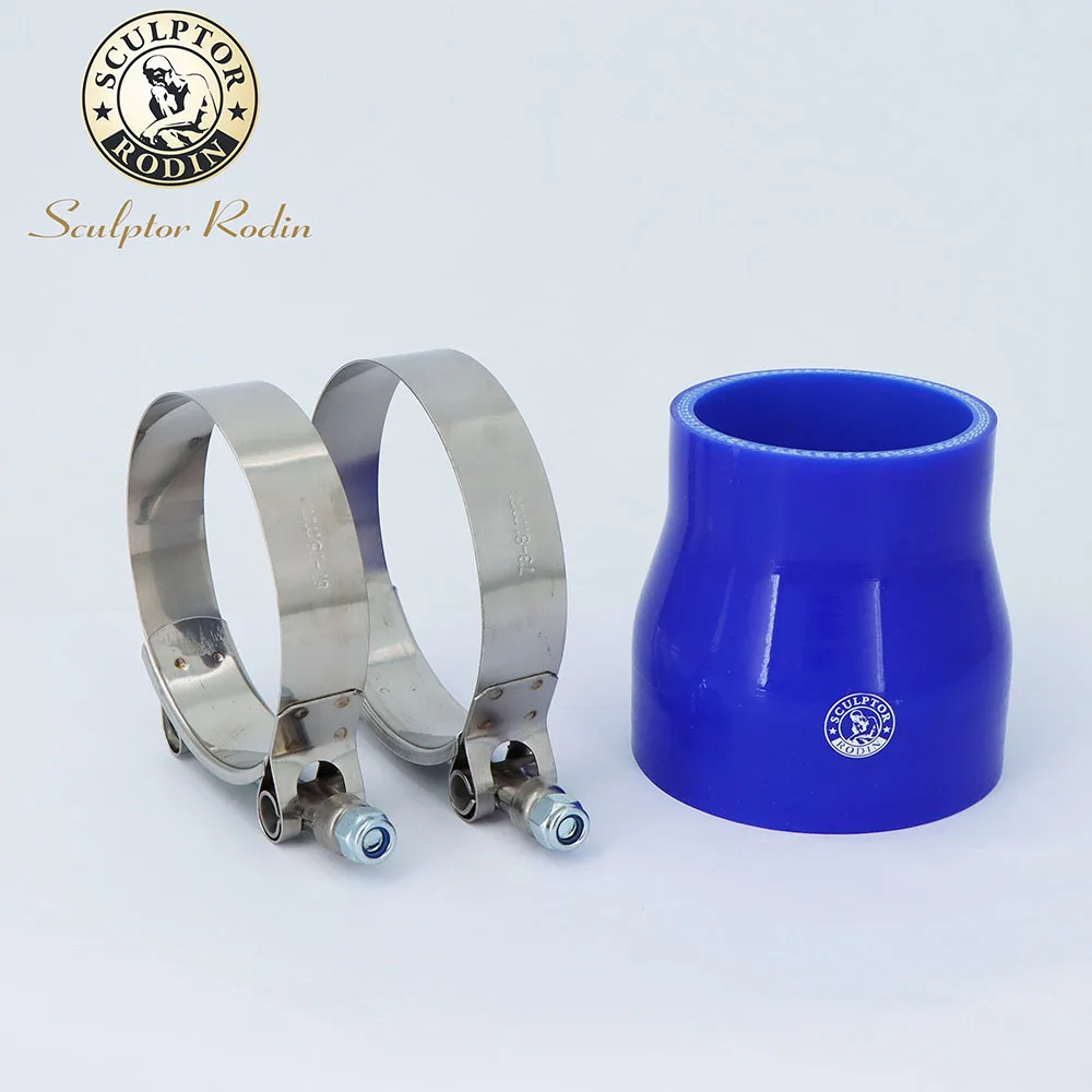 0 Degree Reducer Silicone Hose Straight Durite Silicone + T clamp 51-57 63-76MM Tubi Silicone Mangueira Tube for Intercooler 
0 Degree Reducer Silicone Hose Straight Durite Silicone + T clamp 51-57 63-76MM Tubi Silicone Mangueira Tube for Intercooler