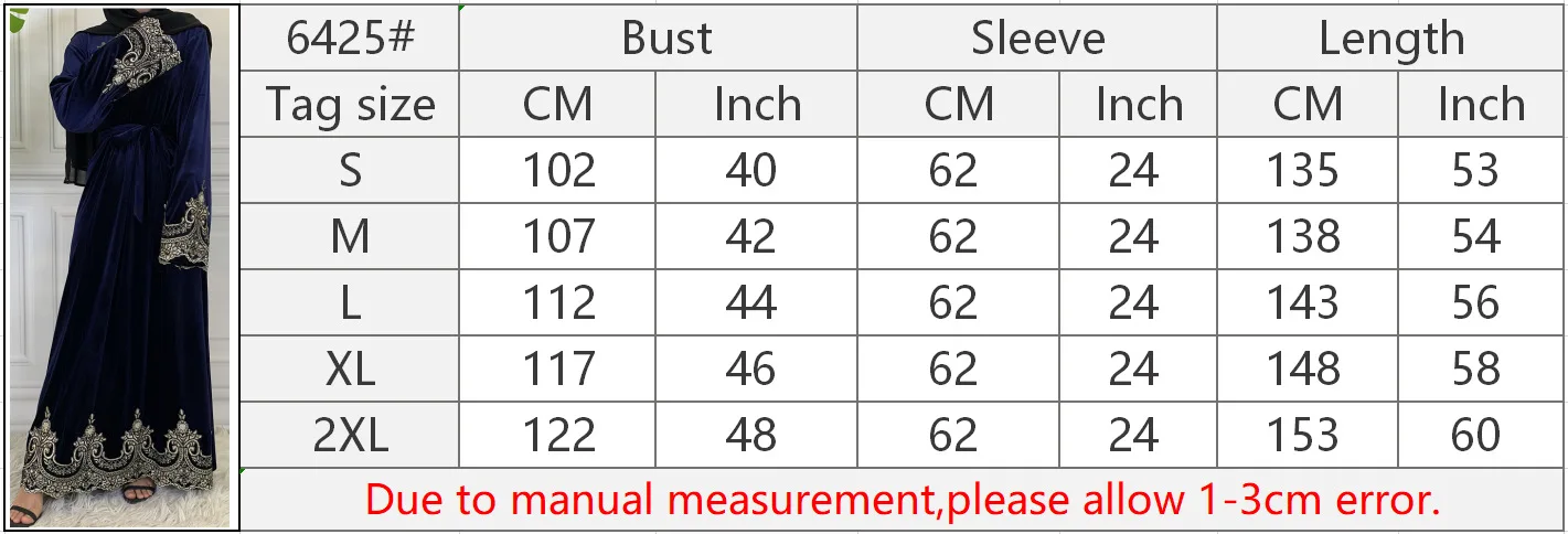 WEPBEL Muslim Women Dress Fashion Lace Stitching Gold Velvet Middle East Robe Solid Color Long Sleeve Abaya Turkey Robe Dress 
WEPBEL Muslim Women Dress Fashion Lace Stitching Gold Velvet Middle East Robe Solid Color Long Sleeve Abaya Turkey Robe Dress