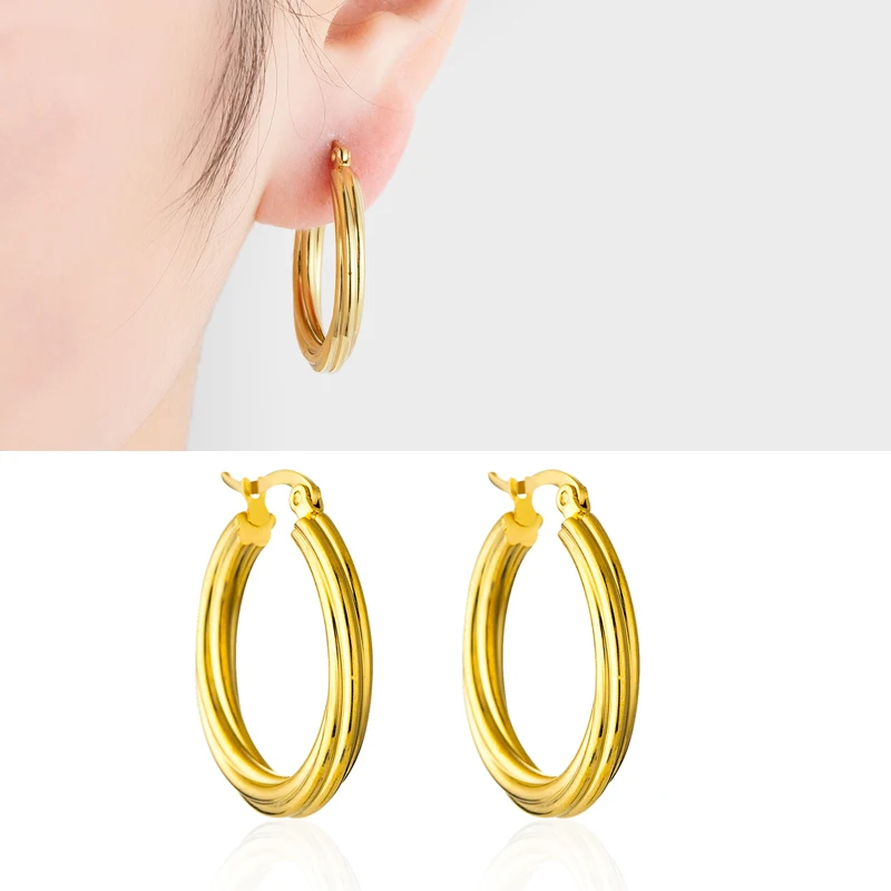 Fashion Twist Pattern Circle Earrings Punk Golded Plated Metmal Earrings For Women Jewelry Gift Aretes De Mujer Modernos 2022
Fashion Twist Pattern Circle Earrings Punk Golded Plated Metmal Earrings For Women Jewelry Gift Aretes De Mujer Modernos 2022