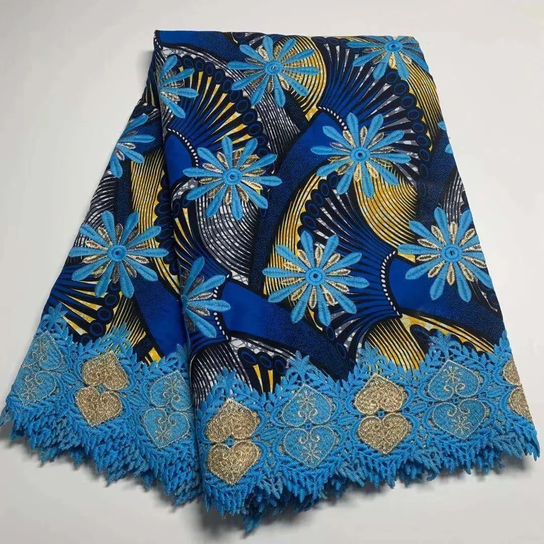 Beautifical nigerian lace fabrics Latest style tulle lace mix wax fabric for dress 5yards african lace embroidery stones
Beautifical nigerian lace fabrics Latest style tulle lace mix wax fabric for dress 5yards african lace embroidery stones