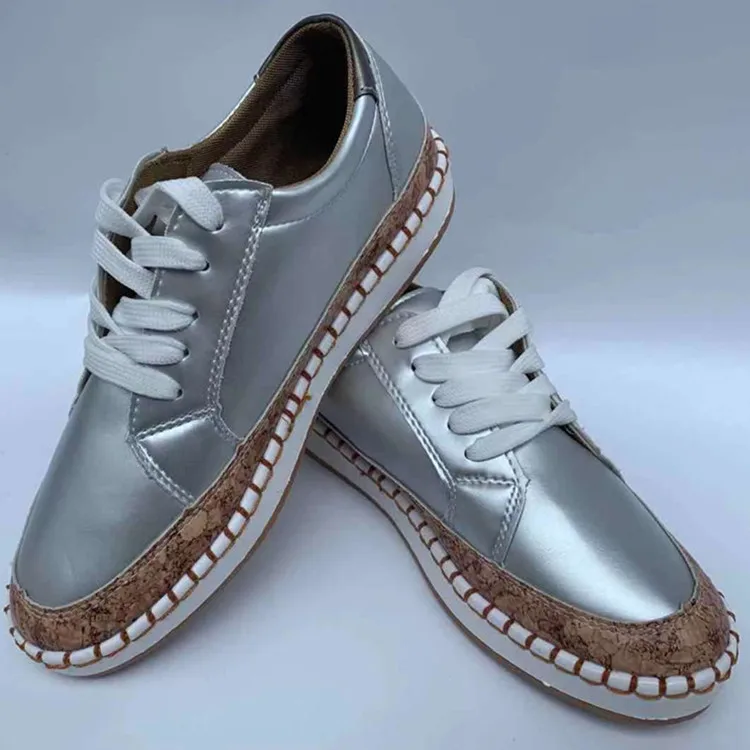 Women Casual Shoes New Fashion Wedge Flat Shoes Zipper Lace Up Comfortable Ladies Sneakers Female Vulcanized Shoes 43
Women Casual Shoes New Fashion Wedge Flat Shoes Zipper Lace Up Comfortable Ladies Sneakers Female Vulcanized Shoes 43