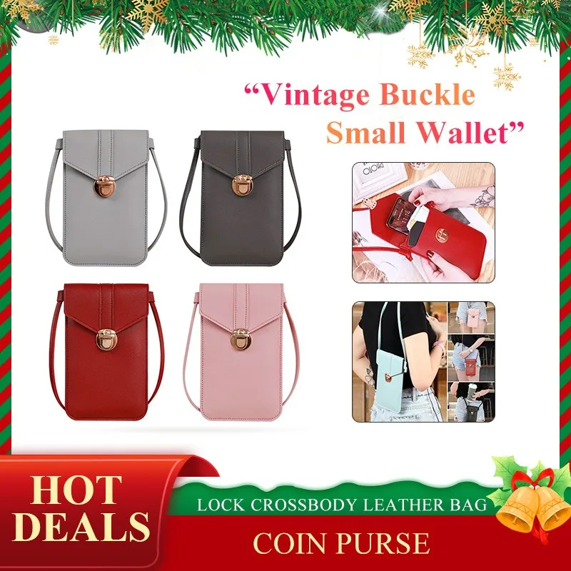 Ladies Mobile Phone Bag Leather Coin Purse Retro Shoulder Wallet Strap Handbag Casual Solid Crossbody Bags Handbag Wallet
Ladies Mobile Phone Bag Leather Coin Purse Retro Shoulder Wallet Strap Handbag Casual Solid Crossbody Bags Handbag Wallet