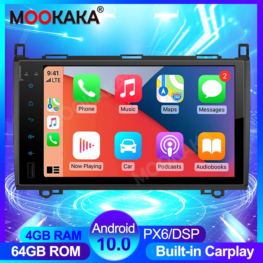 Android 10.0 Car Radio GPS Navigation Multimedia Player For Mercedes Benz B200 A B Class W169 W245 Viano Vito W639 Sprinter W906
Android 10.0 Car Radio GPS Navigation Multimedia Player For Mercedes Benz B200 A B Class W169 W245 Viano Vito W639 Sprinter W906