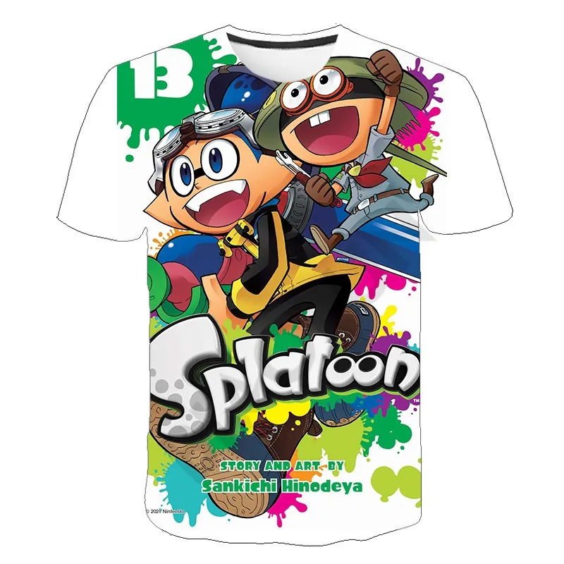 Boys&Girls Cartoon T-shirts Kids Splatoon Print Shirt For Boys Children Summer O-neck Short Sleeve Tees 3D Fashion Tops Clothing
Boys&Girls Cartoon T-shirts Kids Splatoon Print Shirt For Boys Children Summer O-neck Short Sleeve Tees 3D Fashion Tops Clothing