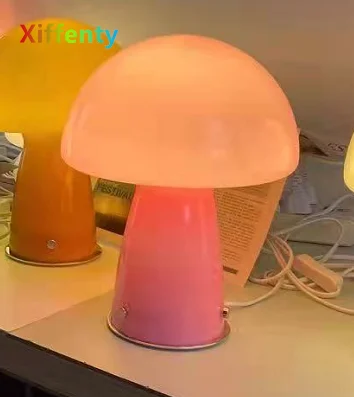 Stained Glass Mushroom Table Lamp Children's Room Bedroom Bedside Living Room Table Lamp Art Deco E27
Stained Glass Mushroom Table Lamp Children's Room Bedroom Bedside Living Room Table Lamp Art Deco E27