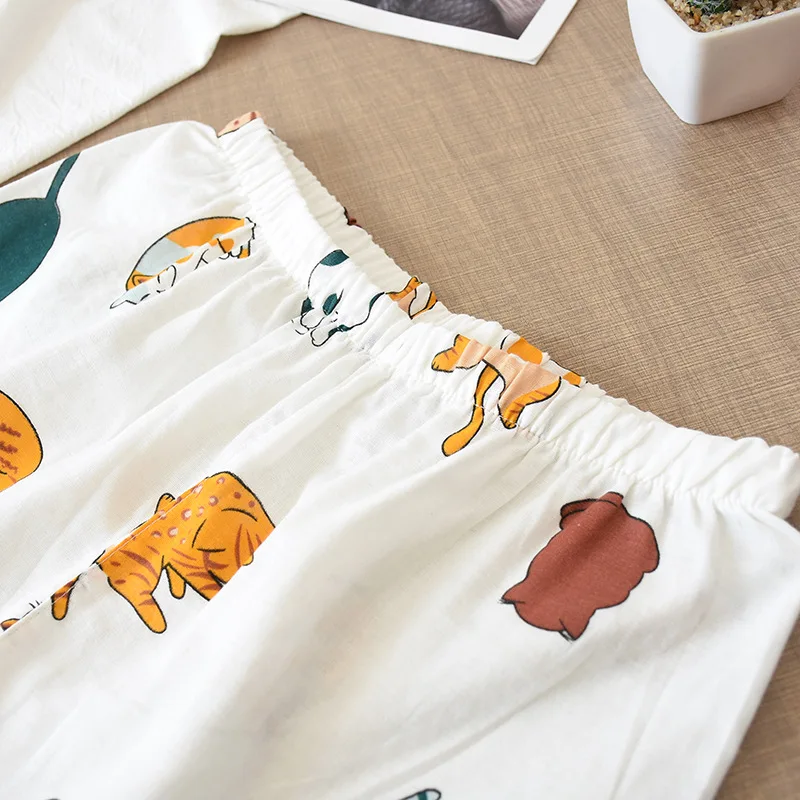 2021 100% Cotton summer thin pyjamas ladies large size short-sleeved shorts sub-pants cute home clothes summer cartoon girl set 
2021 100% Cotton summer thin pyjamas ladies large size short-sleeved shorts sub-pants cute home clothes summer cartoon girl set