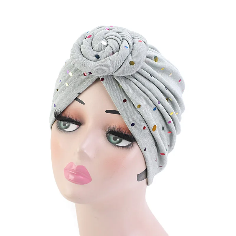 Sequined Flower Turban for Women Twist Knotted India Hat Ladies Chemo Cap Fashion Headbands Girls Head Wear Hair Acessories 
Sequined Flower Turban for Women Twist Knotted India Hat Ladies Chemo Cap Fashion Headbands Girls Head Wear Hair Acessories