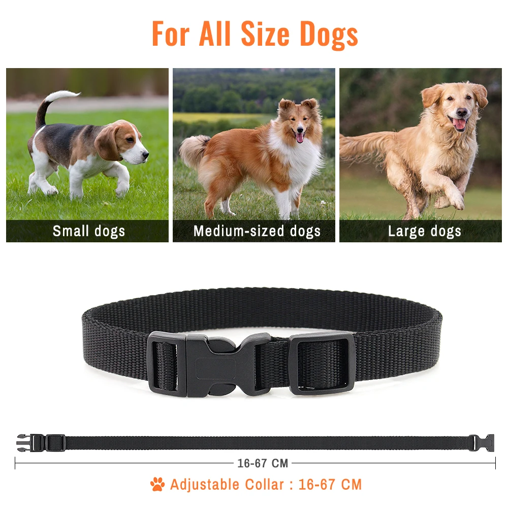 800M Electric Dog Collar Remote Dog Training Collar With Vibration Beep Shock Collar For Dog Training
800M Electric Dog Collar Remote Dog Training Collar With Vibration Beep Shock Collar For Dog Training