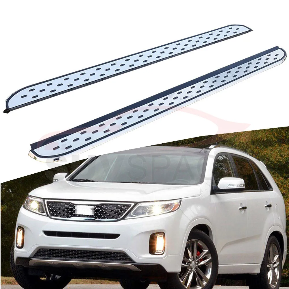 Side step fits for Kia Sorento 2009-2014 running board nerf bar 2Pcs left right Aluminium side step side pedal
Side step fits for Kia Sorento 2009-2014 running board nerf bar 2Pcs left right Aluminium side step side pedal
